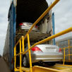 cars in shipping container